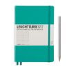 Emerald Leuchtturm Notebook Medium A5 Hardcover Ruled Lined
