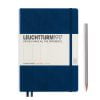 Navy Leuchtturm Notebook Medium A5 Hardcover Dot Grid