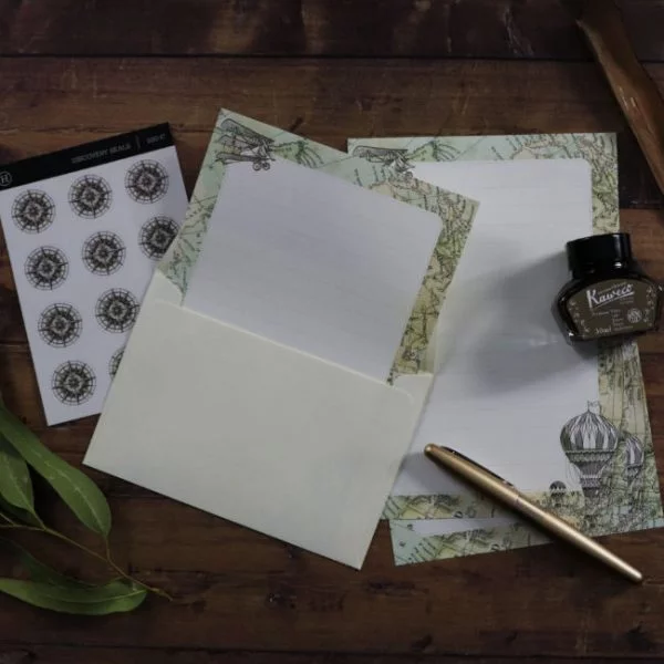 social stationery discovery set for pen pals