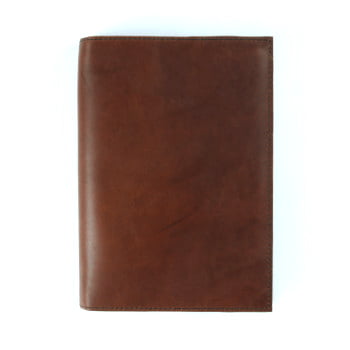 brown leather cover to suit A5 front