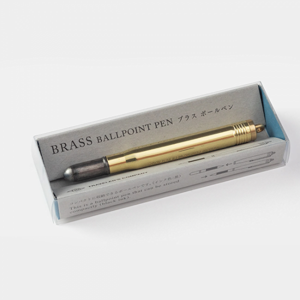 brass pen travelers company stationery package