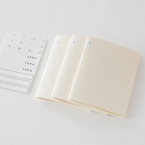 midori notebook light japanese paper lined inclusions
