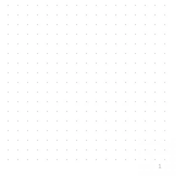 Dot grid note paper numbered graphic