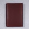 leather notebook cover none mahogany