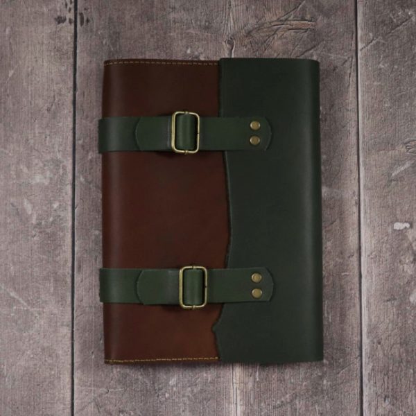 the hobbit leather cover by helen mclean closed