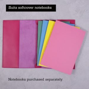 A6 – Fuchsia Pink Leather Cover