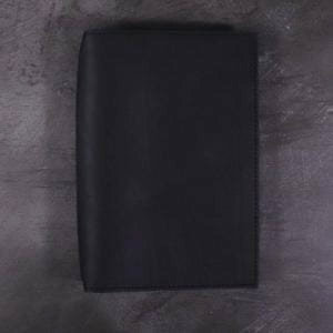 A5 Classic – Black Leather Journal Cover