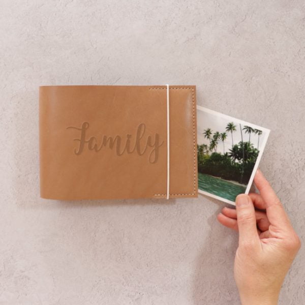 family emboss brag book nude leather