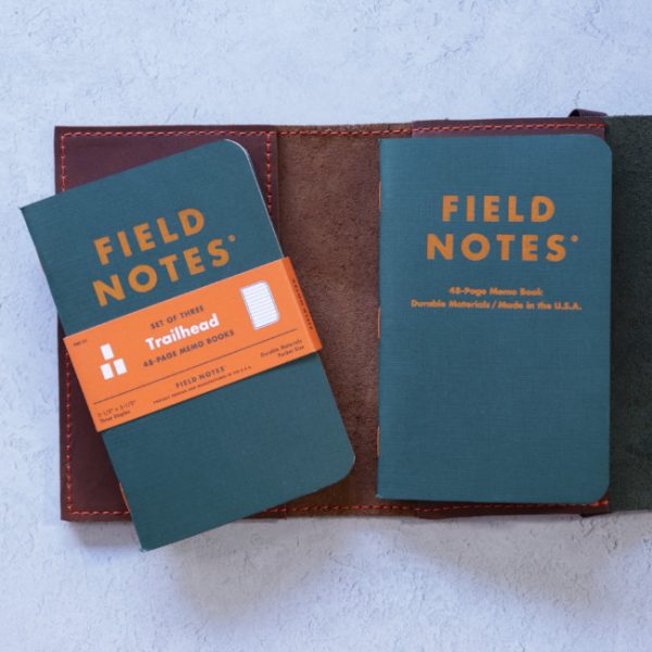 leather notebook wallet everyday carry field notes fits 1 includes 3