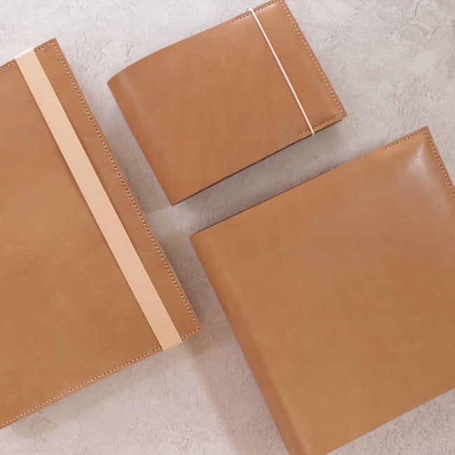 naturally nude leather journal covers