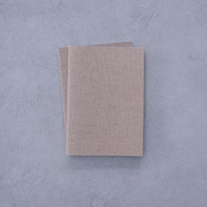 Lined B6 Linen Softcover Notebook 64 pg – 2 pack