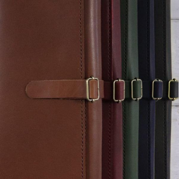 leather travel cover all colours available closeup