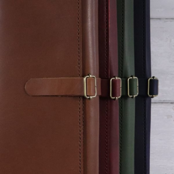 leather travel cover all colours available closeup