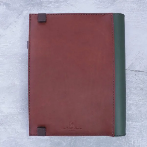 A4 leather cover back