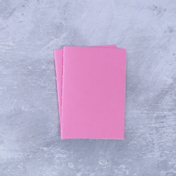 menu planner shopping list notebook fucshia pink 2pk