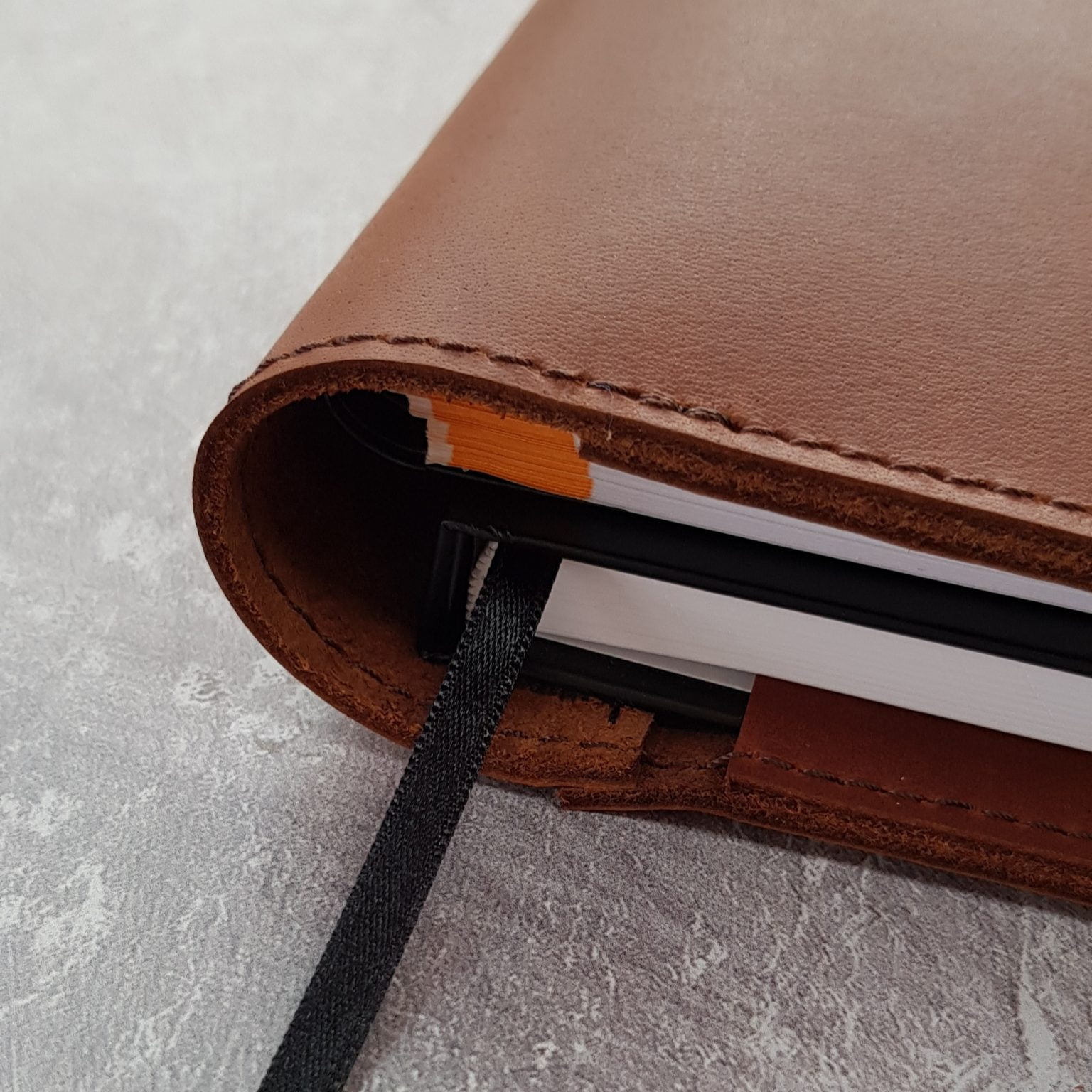 Brown A4 Leather Folio Cover | Hand Made in Australia