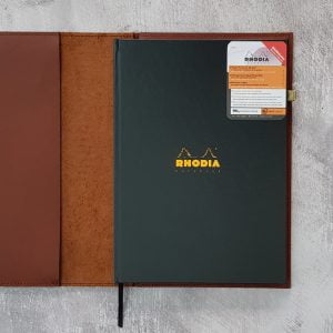 Brown A4 Leather Folio Cover