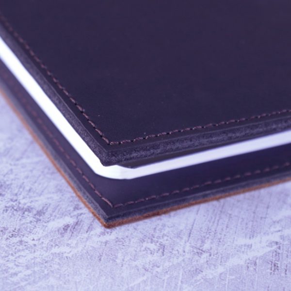 A4 leather cover detail
