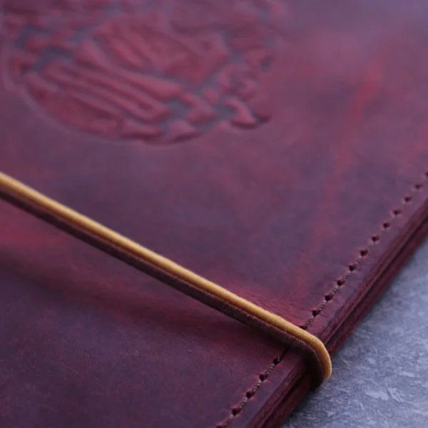 wizardry witchcraft library - gryffindor red leather journal