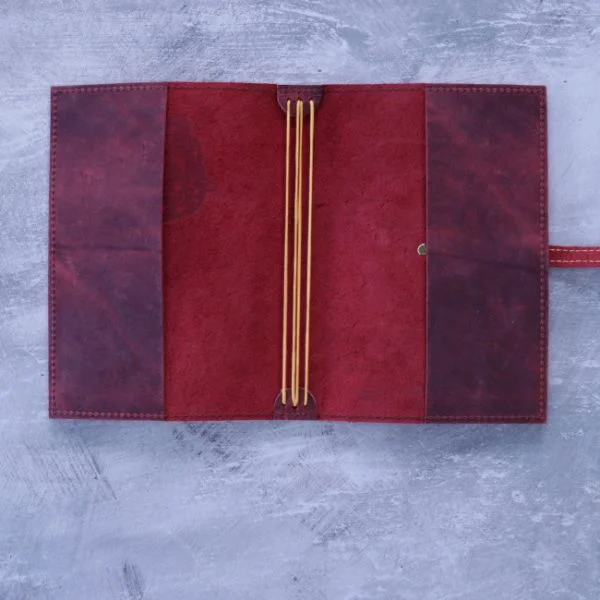 wizardry witchcraft library - gryffindor red leather journal