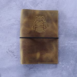 Library of Wizardry & Witchcraft – A5 Yellow Leather Journal Cover