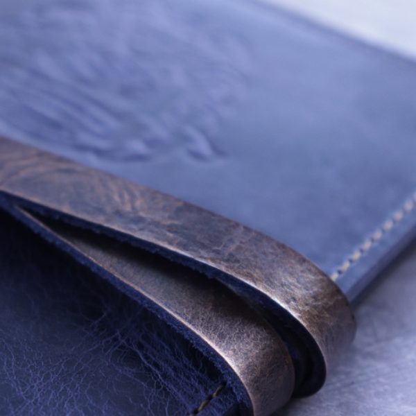 wizardry witchcraft library - ravenclaw blue leather journal
